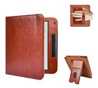 Custodia per 7" Kobo Libra Colour (2024) / Kobo Libra 2 (2021) eReader - Stand Cover Protettiva Case con Card Slot e Hand Strap, Auto Sveglia/Sonno, Copertura del Supporto in Pelle PU Premium