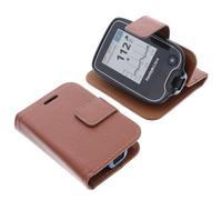 Custodia per Abbott Freestyle Libre 1 Book-Style Custodia Protettiva Libro Braun