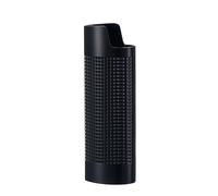 Custodia per accendini in metallo retrò copertura per accendini portatile custodia per accendini modello YF930-J6 3D in rilievo custodia per accendini riutilizzabile,nero