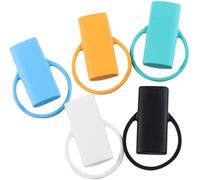 Custodia per accendino in silicone di colore casuale, copertura per accendino portatile in silicone, supporto per accendini colorati, antiscivolo, a prova di odore, copertura per accendino a prova di