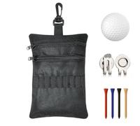 Custodia Per Accessori Da Golf - 20 x 14 cm Grande Capacità Con Clip E Tasche Di Chiusura Per Attrezzatura - Borsa Da Golf Da Viaggio Per Uomini E Donne, Per Adulti Amanti Familiari Amici Pr