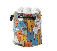 Custodia per accessori da golf, per riporre 12-18 palline di valore, organizer per oggetti di valore, multifunzione, portatile, custodia regolabile per marcatori, corso, pratica, campo guida