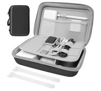 Custodia per accessori digitale basata su EVA con tasche interne multiple per riporre ordinatamente i componenti del dispositivo (nero)