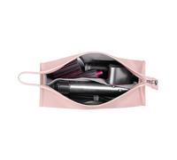 Custodia per accessori per la cura dei capelli, impermeabile, da viaggio, in PU, di grande capacità, per donne, ragazze, mamma, ragazze, ragazze, fidanzate, tendaggi e arricciacapelli, pennelli, 30 x