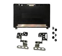 Custodia per Acer Aspire 3 A315-42 A315-42G A315-54 A315-54K A315-56 N19C1 Cover posteriore LCD/cornice anteriore/superiore/inferiore/cerniere per laptop Facili da sostituire(Black A and Hinges)