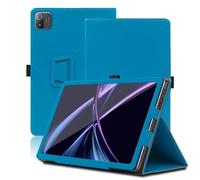Custodia per Acer Iconia Tab A10 (A10-21-A0T7) 10.1 Pollici, Cover Tablet Acer Iconia Tab A10-21-A43P, Copertura Protettiva Pieghevole con Supporto per Matita e Cinturino da Polso. (Azzurro)