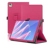 Custodia per Acer Iconia Tab A11-21M 11 Pollici, Cover Tablet Acer Iconia Tab A11-21M, Copertura Protettiva Pieghevole con Supporto per Matita e Cinturino da Polso, Protezione Completa. (Rosso)