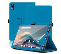 Custodia per Acer Iconia Tab M10 LTE 10.1 Pollici, Cover Tablet Acer Iconia Tab M10 LTE, Copertura Protettiva Pieghevole con Supporto per Matita e Cinturino da Polso, Protezione Completa. (Azzurro)