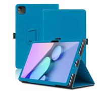 Custodia per Acer Iconia Tab V12-11M 12 Pollici, Cover Tablet Acer Iconia Tab V12-11M, Copertura Protettiva Pieghevole con Supporto per Matita e Cinturino da Polso, Protezione Completa. (Azzurro)