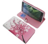 Custodia per Acer Liquid Z6 Plus Book-Style Protettiva Cellulare Lilla Fiorire