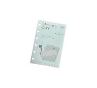 Custodia per agenda ricaricabile Extreme Permanent PVC Protect con piano pieghevole tripartito e buste per documenti Blocco note resistente agli strappi