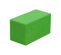 Custodia per aghi da cucito, design con chiusura sicura, 9,3 x 4,5 x 5 cm, pratico organizer portatile per aghi, piccola custodia per accessori da cucito, scatola organizer riutilizzabile, per