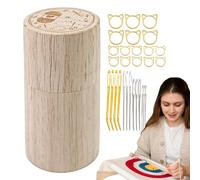 Custodia Per Aghi In Legno, Portaoggetti Per Aghi Da Cucito, Scatola Porta Aghi Da Cucito, Custodia Per Tubi In Legno, Contenitore Per Aghi Da Ricamo, Organizer Per Strumenti Da Cucito A Mano Per Cuci