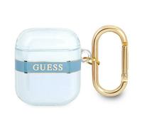 Custodia per AirPods 1 con cinturino Guess Collection blu