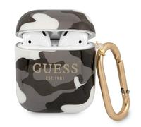 Custodia per AirPods 1 Guess Camo Collection nera