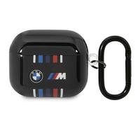 Custodia per AirPods 3 BMW con linee multicolore, nera