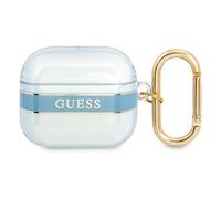 Custodia per AirPods 3 Guess Strap Collection blu