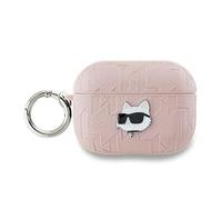 Custodia per AirPods Pro 2 con monogramma Karl Lagerfeld Choupette rosa