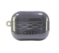 Custodia per AirPods Pro 2 con motivo geometrico Audi, colore grigio.