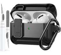 Custodia per AirPods Pro 3 con clip di blocco, robusta custodia per Apple AirPods Pro di terza generazione 2025 da uomo e donna, armatura antiurto per iPod Pro3 Gen guscio rigido protettivo con kit di