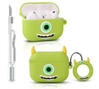 Custodia per AirPods Pro 3, per AirPods Pro di terza generazione 2025, cover in silicone, design 3D, con kit di pulizia, protezione completa, custodia per auricolari wireless multicolore, per ragazzi