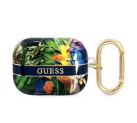 Custodia per AirPods Pro Guess Flower Strap Collection blu