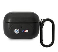 Custodia per AirPods Pro in pelle BMW Curved Line, nera
