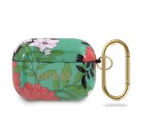 Custodia per AirPods Pro verde della collezione Guess Flower
