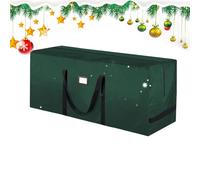 Custodia per albero di Natale, borsa per albero di Natale,Alberi artificiali che trasportano contenitori - Borsa portaoggetti extra large per albero di Natale con manici rinforzati e cerniere per un'a