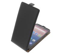 Custodia per Alcatel One Touch Pop 3 5.5 Protezione Stile Flip Custodia Nera