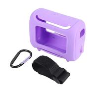 Custodia per altoparlante Bluetooth portatile JBL GO 5, custodia protettiva in silicone leggero per viaggi all'aperto (viola)