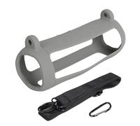 Custodia per altoparlante, custodia protettiva in silicone, custodia con tracolla e moschettone per Flip 7, adatta per campeggio, viaggi, pendolari e uso all'aperto, ideale per gli amanti della musica