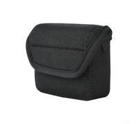 Custodia per altoparlante in nylon per JBL Go 2, custodia protettiva impermeabile con design compatto, custodia antipolvere per viaggi e uso esterno, nero