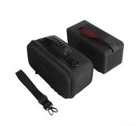 Custodia per altoparlante portatile wireless Marshall Middleton - per Middleton custodia rigida in EVA borsa a tracolla - con tasca in rete extra per cavo e accessori (nero+grigio)