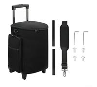 Custodia per altoparlanti con ruote, borsa per altoparlanti per Bose S1 Pro/per S1 Pro+, custodia protettiva multitasche con manico retrattile, 31 x 27,5 x 45 cm