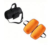 Custodia per altoparlanti, custodia rigida in EVA per JBL per xtreme 5, custodia protettiva da viaggio con cerniera (nero e arancione)