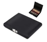 Custodia per Ance per Oboe Custodia in Legno PU Custodia per Ance per 10/12/20 pezzi di Ricambio per Ance per Oboe(Contiene 10 ance)