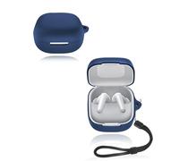 Custodia per ancora Soundcore P31i Auricolari, yystao custodia morbida in silicone compatibile con Anker Soundcore P31i, con cordino da collo, antipolvere, antiurto e durevole, blu