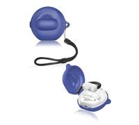 Custodia per ancora Soundcore V40i Auricolari, yystao custodia morbida in silicone compatibile con Soundcore V40i, con cordino, antipolvere, antiurto e durevole, blu