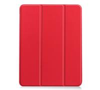 Lobwerk Custodia per Apple iPad Air 4 (4a Generazione) A2072/A2316/A2324/A2325 10.9 Pollici 2020 Custodia con Funzione leggio Rosso