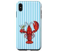Custodia per aragosta a strisce costiere per Beach Custodia per iPhone XS Max