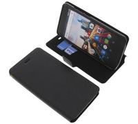 Custodia per Archos 50f Helium Book-Style Protettiva Cellulare a Libro Nero