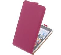 Custodia per Archos 50f Helium Cellulare Modello Flip Protettiva Case Fucsia