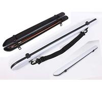 Custodia per arco per violino e violoncello Borsa per arco Custodia per arco in fibra di carbonio Forte tenuta leggera Arco da 2 pezzi (bianco)