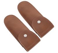 Custodia per Armonica in Pelle Pu Nera 2 Pezzi, Portatile | Borsa Piccola per Armonica, per Viaggio e Uso Outdoor, Accessori Musica, Design Leggero e Protettivo