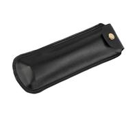 Custodia per armonica in pelle PU, parte per strumenti musicali, custodia per armonica, 10 fori, colore nero