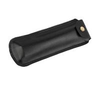 Custodia per armonica in pelle PU per strumenti musicali, custodia regalo per armonica, 24 fori, colore nero