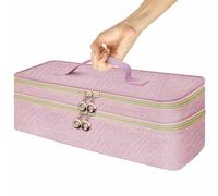Custodia per asciugacapelli, Custodia impermeabile per asciugacapelli, portatile da viaggio, per asciugacapelli, custodia multifunzione con grande capacità, organizer per attrezzi per capelli