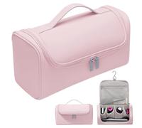 Custodia per asciugacapelli, sacca per asciugatrice PU 12.4x5.5x6.5 pollici con gancio, borsa cosmetica impermeabile e portatile, organizzatore di utensili per capelli per casa, viaggio, cassa di sho