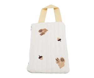 Custodia per Asciugatura del Bambino Proprietario di Viaggio, Distributore di Fazzoletto per Neonati per lo Zaino per lo Zaino può Essere Riempito per lo Zaino (scoiattolo)